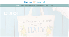 Desktop Screenshot of italiansummers.com